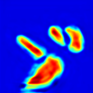Predicted grasp quality heatmap